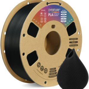 Overture PLA Black 3D Printer Filament 1.75mm  / 1 kg